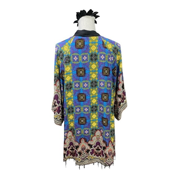 Flying Tomato Boho Fringe Kimono - Picture 3 of 12